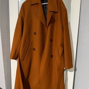 Light brown trench coat size L. Used maybe twice. Too big for me right now.